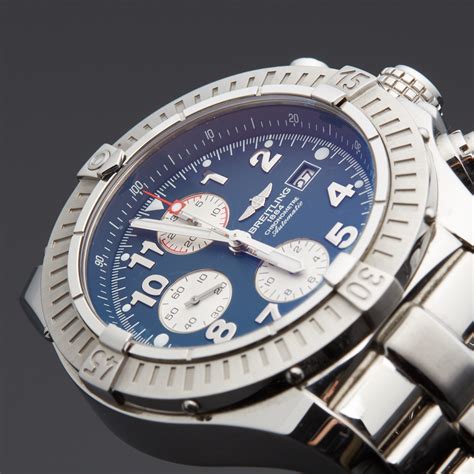 pre owned breitling super avenger 2|Breitling super avenger 2 military.